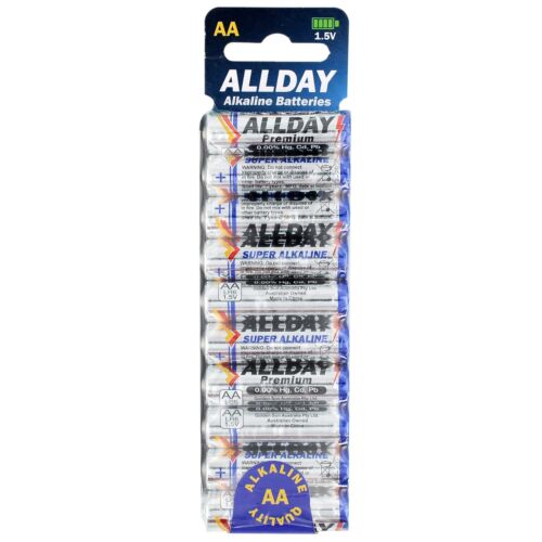 10pcs/PK AAA AA Alkaline Batteries 1.5V ALLDAY NEW Bulk Sale - Picture 4 of 5