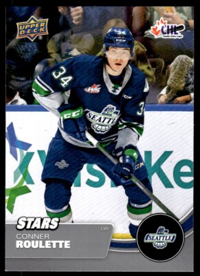 2021-22 Upper Deck CHL STARS Conner Roulette Seattle Thunderbirds #326 ...