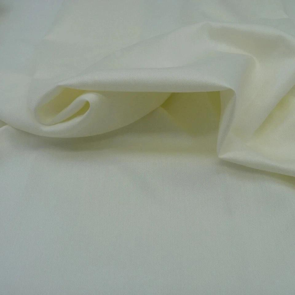 LINING - Ivory / Cream CottonPoly Curtain Lining 54" Wide Sold Per Metre