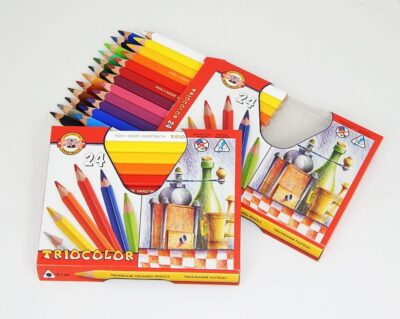 Jumbo Triangular Colored Pencil Set Koh-I-Noor 3154 TRIOCOLOR | eBay
