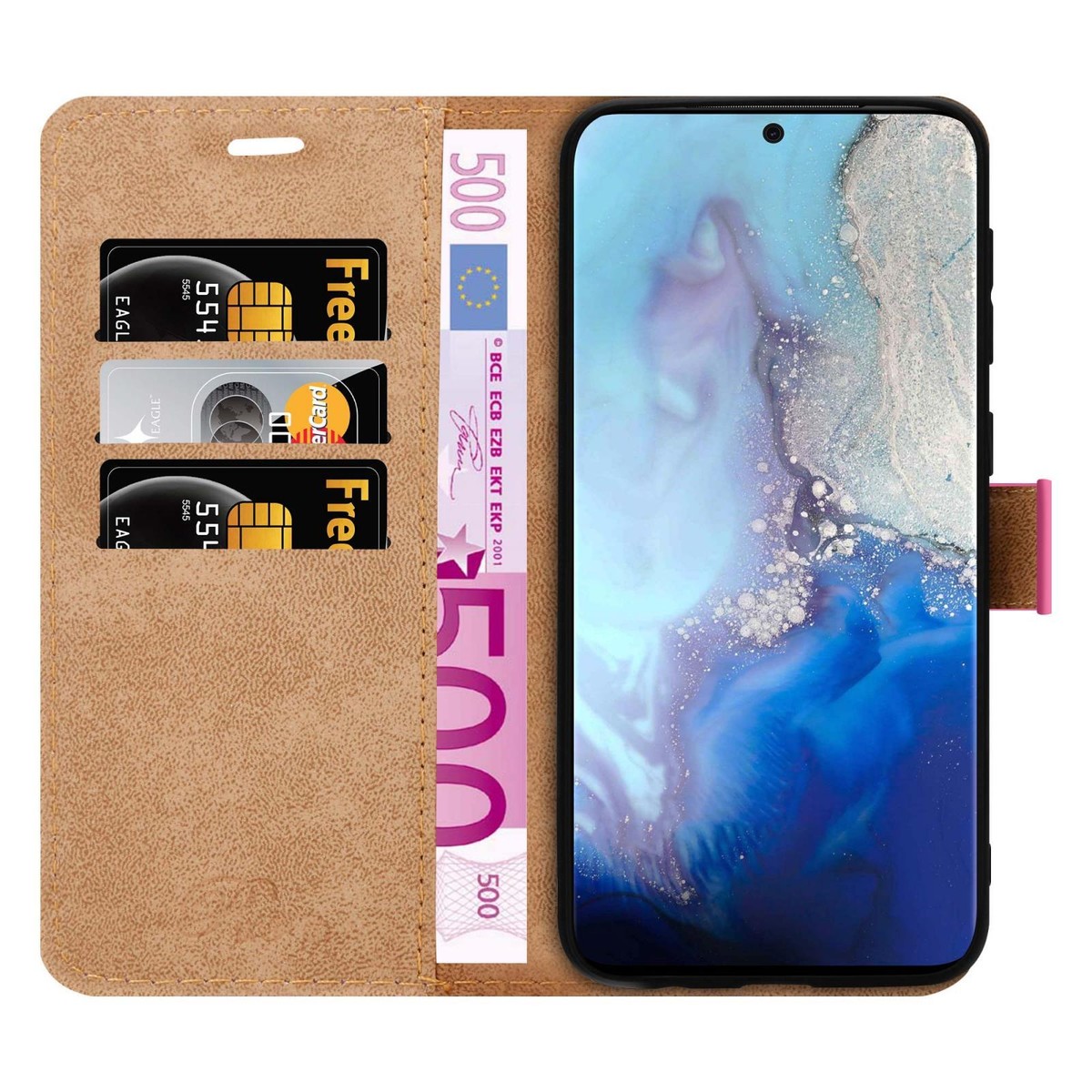 Für Samsung A41, A51 A71 A21 A01 Leder Etui Handy Hülle