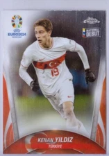 2024 Topps Chrome UEFA Euro #109 Kenan Yildiz - Turkey