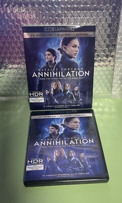 ANNIHILATION ~ 4K Ultra HD + Blu-ray + Rare OOP Slipcover ~ No Digital