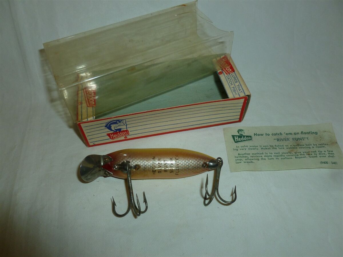 3 Inch Plastic Heddon RR Spook Floater #9400 RB Lure w/ Box