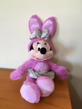 New DISNEY Store Minnie Mouse Bunny Plush Easter Pink