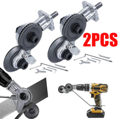 2PACKS Electric Drill Shears Plate Cutter Attachment Sheet Cutter Nibbler Saw ！