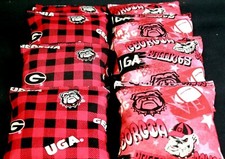 UNIVERSITY OF GEORGIA BULLDOGS 8 ACA Regulation Cornhole Bean Bags