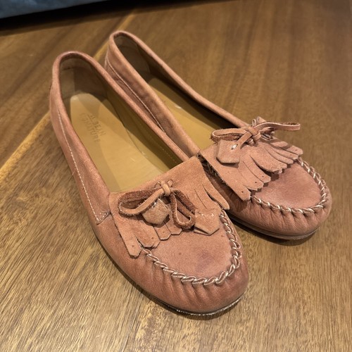 LL Bean Signature rosa Damen Quaste Mokassins Halbschuhe Schuhe Größe 8,5