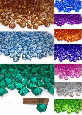 Kristall Steine 25 mm Dekosteine Streudeko Diamanten Tischdekoration Glas