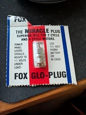 Vintage Fox Glo-Plug Glow The Miracle Plug #40702 RC Parts Rare Nos