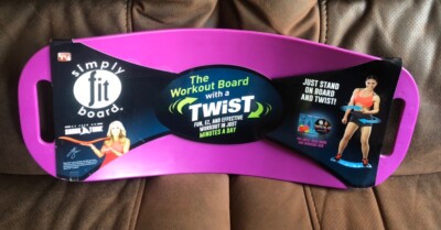 New Simply Fit Board with User Guide Workout DVD Shark Tank Workout Twist 