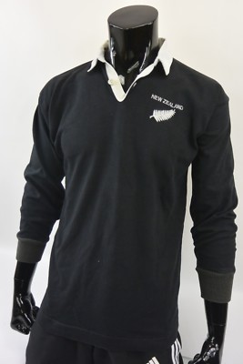 Canterbury New Zealand ALL BLACKS Rugby Union 1980'S Black Jersey