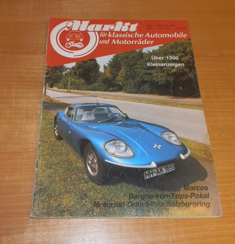 Markt 11/83, 60 Jahre BMW Motorräder, Drahtspeichenräder, Marcos, Luchterhand,#H