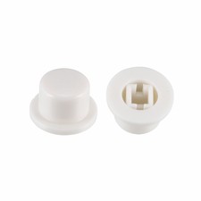 20x Push Button Switch Caps 9.3x5.6mm for 6x6x7.3mm Microtactile Switch White-