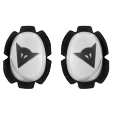 DAINESE SAPONETTE TUTA PANTALONE KNEE SLIDER BIANCO NERO