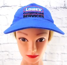 LOWES COMMERCIAL SERVICES Adult Cap Hat Embroidered Hook Loop Adjustable