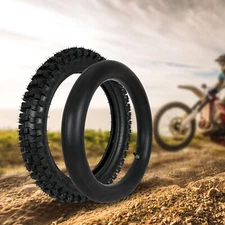 70/100-19 Front Tire + Inner Tube For Most Dirt Pit Bikes 50CC Up To 150CC