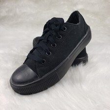 TREDSAFE Black Slip Oil Resistant Work Shoes Womens Size US 6W Wide EUR 36