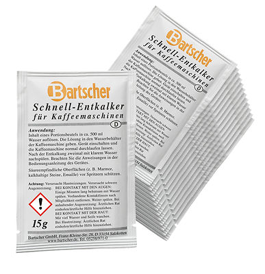 Bartscher Entkalker Schnell-Entkalker 15 Beutel für Kaffeemaschinen 190065