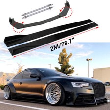 Für AUDI A1 A3 A4 A6 Frontspoiler Spoilerschwert 2M Seitenschweller Stützstange