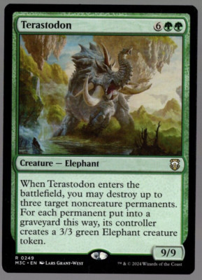 Terastodon 0249 Non Foil Rare Modern Horizons 3 MTG Near Mint