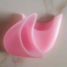 Ladies Girls Clear Silicone Gel Toe Pads Ballet Pointe Shoes Protection Pad Pink