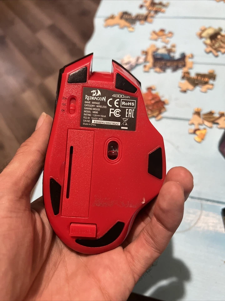 REDRAGON MIRAGE M690 USB Wireless 2.4G Gaming Mouse 4800DPI 8 Buttons Gaming - Image 4 of 4