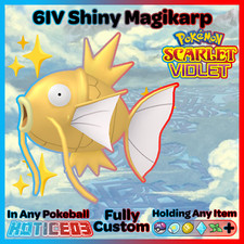 ✨ Shiny Magikarp 6IV ✨ Pokemon Scarlet & Violet 🚀 Fast 🚀