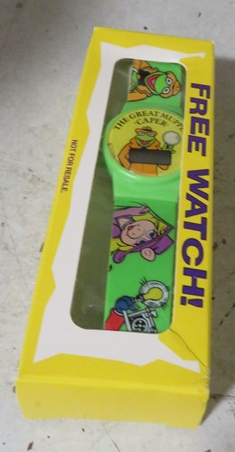 The Great Muppet Caper Promotional Digital Watch New In Box Kermit Green Promo - Picture 1 of 10