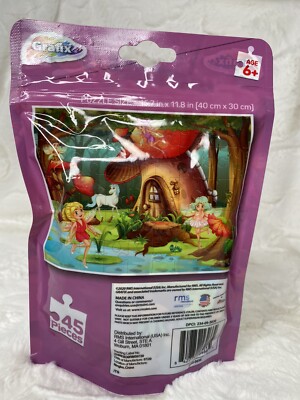 Fairy Home Mystical Forest 45 Piece Resealable Puzzle for Kids