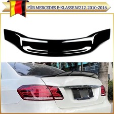 Glänz Schwarz Heckspoiler Spoiler für Mercedes W212 E63 E350 E500 09-16 RT Style