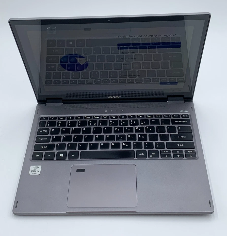 Acer Spin 5 14" 2020 i5-1035G4 1.1GHz 250GB SSD 8GB DDR4 Gris Justo/Abolladura/Mancha Foto 3 de 4