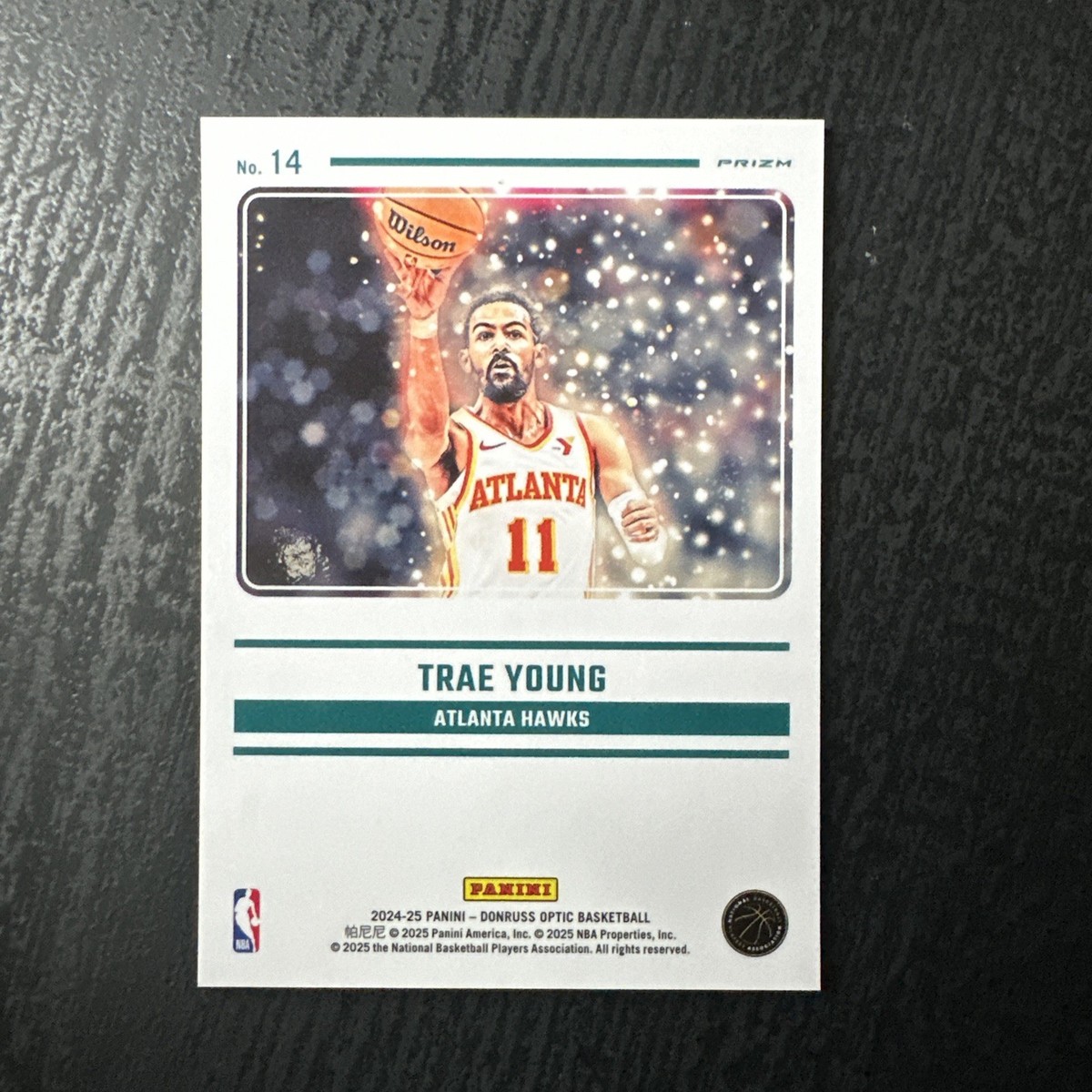 2024-25 Panini Donruss Optic Trae Young Mythical Case Hit SSP #14