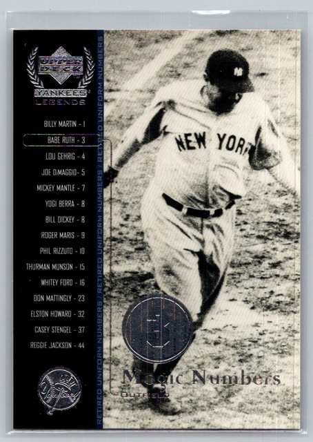 💎2000 Upper Deck Yankees Legends Baseball #52 Babe Ruth 💎