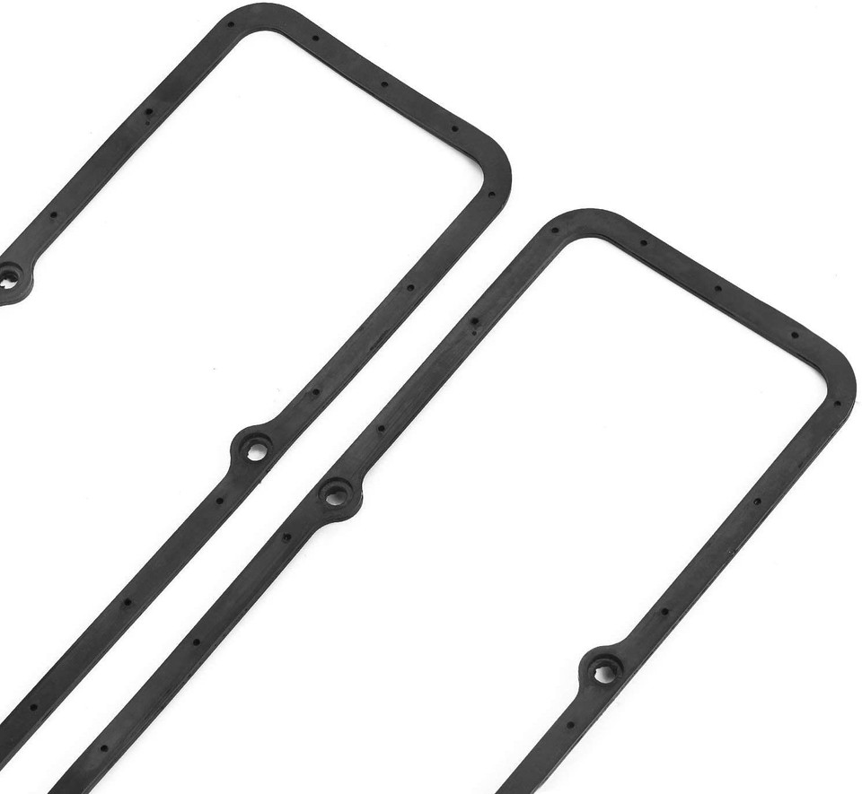 SBC Steel Core Rubber Valve Cover Gaskets Fits SB Chevy 283 305 327 350 383 400 - Foto 8