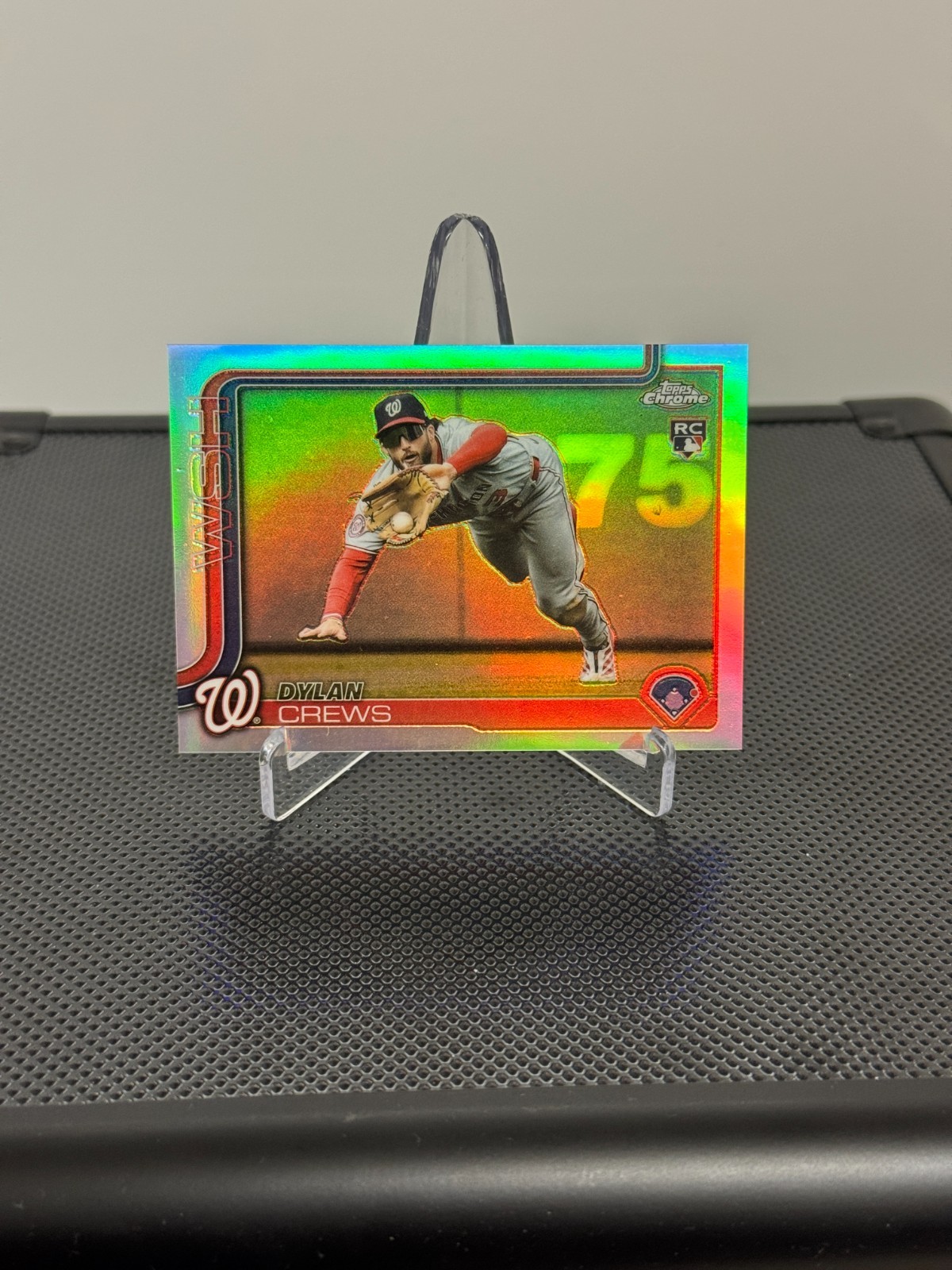 2025 Topps Chrome Update Dylan Crews #USC190 Rookie RC Image Variation SSP