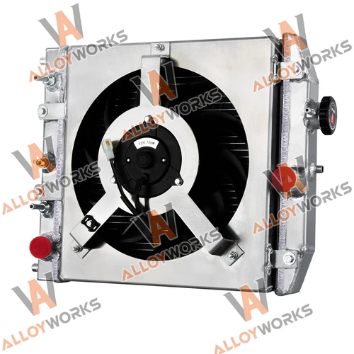2-Row Radiator Shroud Fan For Honda Civic 92-00 D15 D16 EK EG Acura Integra GS. - Picture 11 of 11