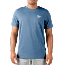 T-Shirt Mens Puma Logo Tee Casual Cotton Short Sleeve Crewneck Blue Extra Large