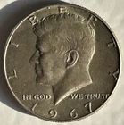 1967 Kennedy American Half Dollar No Mint Mark