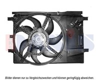 AKS Dasis LüFter MotorküHlung Passend FüR Fiat Punto Evo 1.2 1.4 Grande