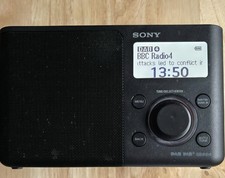 Sony XDR‑S61D Portable DAB/DAB+/FM Digital Radio Black - Battery/ Mains Powered