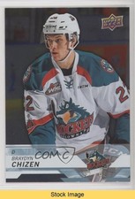 2018-19 Upper Deck CHL Silver Braydyn Chizen #114 READ ek6