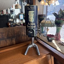 Vintage ALKA SELTZER PHARMACY SODA FOUNTAIN GRINDER DISPENSER MACHINE