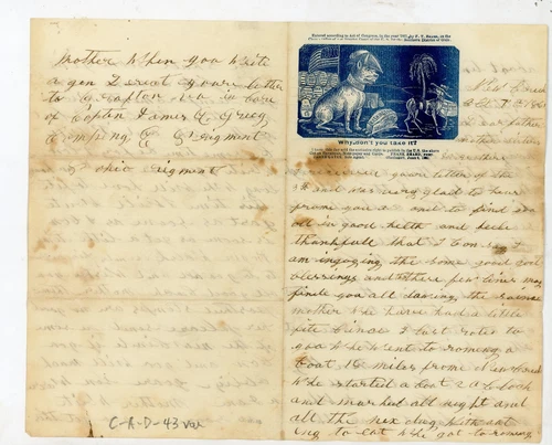 Caricature design patriotic letter paper