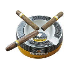 Cigar Ashtray Big Ashtrays for 8 Round Cigarettes Large Rest Outdoor Cigars
