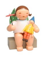 Wendt & KüHn 'Engel Mit Kasper Und Schirm, Sitzend HöHe 4Cm'
