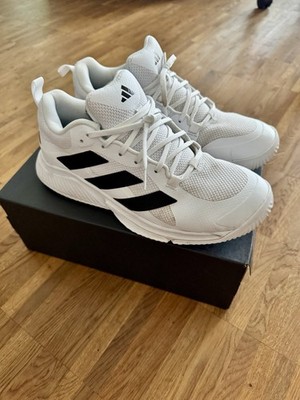 Adidas Weiß Hallenschuhe Sportschuhe Schuhe Court Team Bounce 2.0 Gr. 44