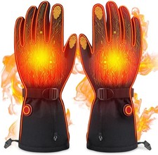 Heated Gloves Men Women, Rechargeable Electric Heated Gloves Winter Ski Mittens