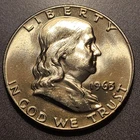 1963-D 50C Franklin Half Dollar BU