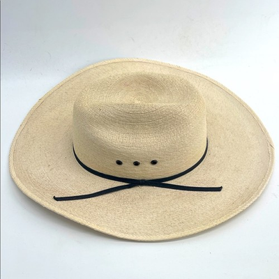 #ad Atwood 5X Summer Hereford Low Crown Straw Cowboy hat sz 7.5 $55.00